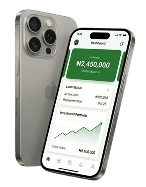 Greenfinity One app dashboard